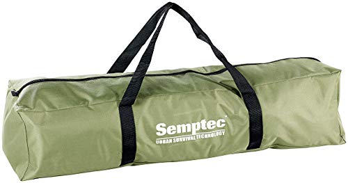 Semptec Urban Survival Technology Feldbettzelt: 2in1-Zelt mit Alu-Feldbett, 1200 mm Wassersäule, 193 x 78 x 160 cm (Liegezelt, Schlafzelt, wasserdichte Taschen) – Bild 8