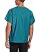 Landau Essentials Unisex Relaxed Fit 1-Pocket V-Neck Scrub Top 7502 Hunter Green