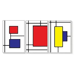 3 Piece Framed Canvas Wall Art for Living Room, Bedroom Dutch Color Theme Canvas Prints for Home Decoration Ready to Hang - 16"x24"x3 Panels