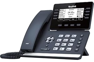 Yealink IP Phone T53 - Wired/Wireless - Wired - DECT, Bluetooth - Wall Mounted, Office - Classic Grey