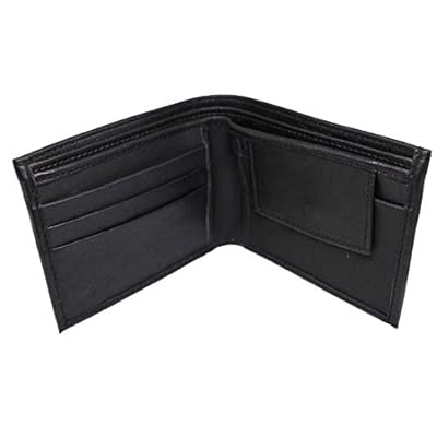 Woodland Leather Wallet Mens Artificial Leather Wallet (Black)