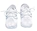 Lauren Madison baby boy Christening Baptism Special occasion Infant Satin Shoes With Embroidered Cross On The Toe, White, Large