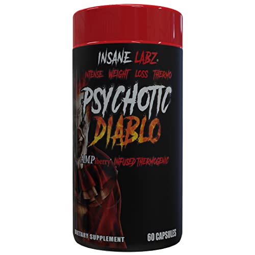 Insane Labz Psychotic Diablo Thermogenic Fat Burner for Men and Women
