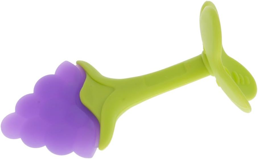 Poussee Dentaire Silicone Pour Bebe Baton De Racine De Guimauve De Dentition Dentition Jouets En Caoutchouc Raisin Amazon Fr Bebes Puericulture