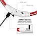 LED Pet Dog Collar, MAXIN Led USB Rechargeable Pet Safety Collar Waterproof Light up Length 50cm (19.5in ) Adjustable Flashing Collar( RED )