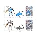 Transformer Robot,Children's Toy Shark Deformation Robot Ocean Anime Figurine Gift for Christmas Educational Toys (Gray, Shark Deformation Robot Toy)