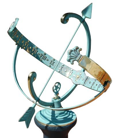 BestNest Rome Star Armillary Sundial and Roman Pedestal