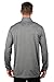 Ultra Game Men's Standard Quarter Zip Pullover Long Sleeve Tee, Heather Charcoal, Medium