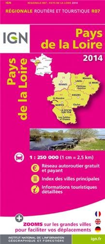 Pays de la Loire 2014: IGN.R07 by (Map)