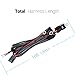 ANNT Waterproof 3M 10ft 12V 40A Off Road LED Offroad LED Light Bar Wiring Kits Wiring Harness for High Watt LED Bar, with 40 Amp Power Relay Fuse On-Off Toggle Switch