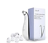 Electric Blackhead Remover, QQCute Comedo Suction Microdermabrasion Machine Rechargeable Facial Pore Cleaner Skin Peeling Machine Comedone Extractor Tool Black