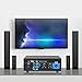 Home Audio Power Amplifier System – 2X75W Mini Dual Channel Sound Stereo Receiver Box w/ LED – For Amplified Speakers, CD Player, Theater via 3.5mm RCA – For Studio, Home Use – Pyle PCA3thumb 3
