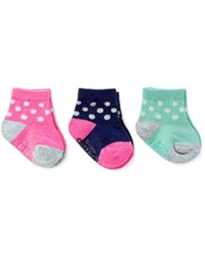 Baby Girls' 3-Pack Dot Socks