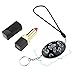 120Db,WYAO Black Printing 2 pack Emergency Personal Alarm Keychain with screwdriver for Elderly/Kids/Women/ Adventurer/Night Workers/Explorer Self Defense Electronic Device Bag Decoration