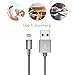 Apple MFI Certified Lightning to USB Cable - Crave Premium Nylon Braided Cable 4 FT - Slate