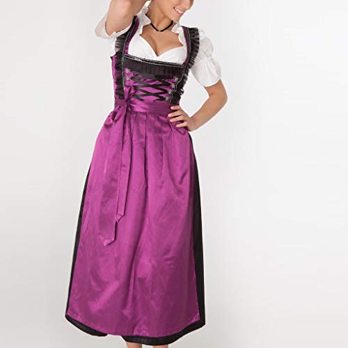 image for MIS1950s Women's German Dirndl Dress 2 Pieces Traditional Bavarian Okt