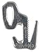Rope Tightener, 1-1/2 in., Aluminum, Silver