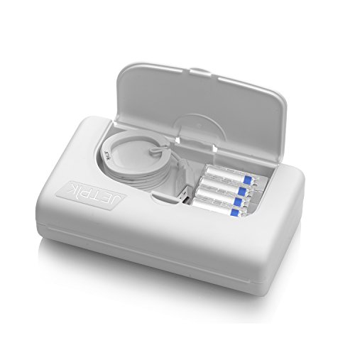 Jetpik JP50 Elite - Rechargeable Electric Dental Flosser Oral Irrigator with Pulsating Floss + Water Jet Pik Power