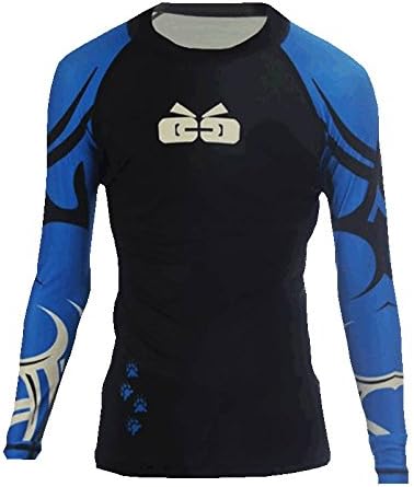 Sicchic Little Girls Mat Monster Rash Guard Size Small Blue