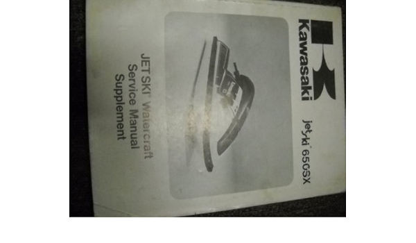 1991 Kawasaki Jet Ski 650sx Service Shop Manual Oem Kawasaki Books