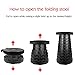Portable Telescoping Stool Folding Camping Stool Seat for Fishing Hiking Traveling Outdoor Activitiesthumb 2