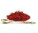 Coupe Spanish Saffron Threads (4 grams) Category 1 Spice Pure Azafran Filaments (Unmatched Aroma and Color for your Paella and Great Gift for Anyone who enjoys Cooking) by Movalyfe with Vintage Spoon