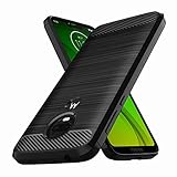 Moto G7 Play Case, E-outfit Slim Soft TPU Protective Rubber Bumper Case Cover for Motorola Moto G7 Play Phone (Black)