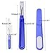 JoyFamily Seam Ripper, Yarn Cutter Scissor and Soft Tape Measure Set, Stitch Thread Unpicker, Sewing Tools with Plastic Handle and Cover for Crafting (11 Pieces, Blue)