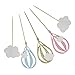 Gonioa 20 PCS White Cloud Cupcake Picks Hot Air Balloon Cupcake Toppers Birthday Party Decorations