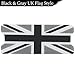 GTinthebox Smartphone Cell Phone Cup Mount Holder with Cradle Rotatable Clip (Black & Gray Union Jack Flag Style, 3.5-5.5 Inch Phone) for Mini Cooper F60