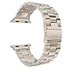 iiteeology Compatible with Apple Watch Band 38mm 40mm, Stainless Steel iWatch Band Replacement Strap for Apple Watch Series 2 Series 1 - Champagne Gold