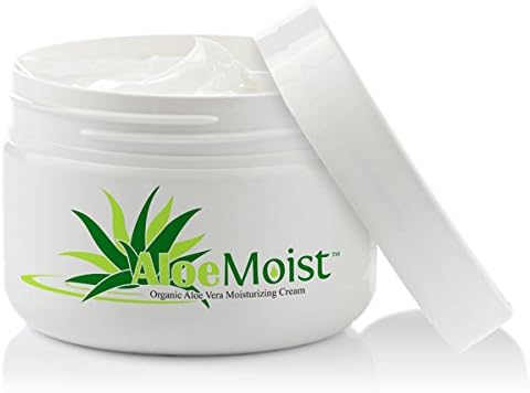 Moisturizer Cream for Face and Body with Organic Aloe Vera, Retinol, Vitamin C, E, Green Tea, Kukui Nut Oil, Grape Seed Oil, Shea Butter – For Eczema, Psoriasis, Sensitive, Dry &amp; Itchy Skin