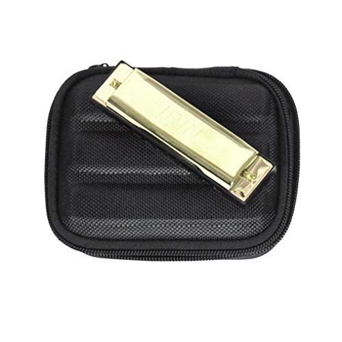 Yunzee Rain-Proof Quakeproof and Waterproof Harmonica Case Suit for 10 Hole Harmonica Instruments Accessories,Black,Oxford+polyfoam