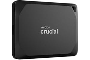 Crucial X10 Pro 4TB Portable SSD, Up to 2100MB/s Read, 2000MB/s Write, 3.2 USB-C, External Solid State Drive, Durable Storage