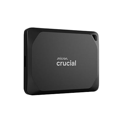 Crucial X10 Pro 4TB Portable SSD, Up to 2100MB/s Read, 2000MB/s Write, 3.2 USB-C, External Solid State Drive, Durable Storage for PC & Mac, for Professional Creators, Black - ‎CT4000X10PROSSD902