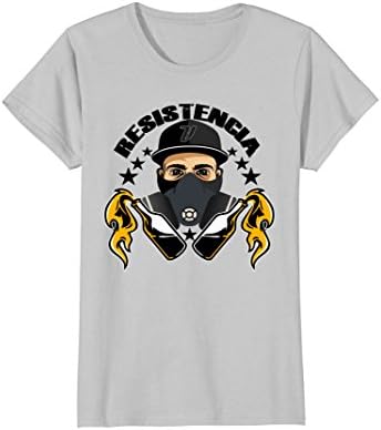 Womens VENEZUELA EN RESISTENCIA SHIRT Medium Silver