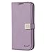 Galaxy S4 Case, By Ailun,Wallet Case,PU Leather Case,Credit Card Holder,Flip Cover Skin[Purple]with Screen Protect and Styli Pen