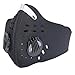Dustproof Mask Activated Carbon Filtration Exhaust Gas Anti Pollen Allergy PM2.5 N99 Face Mask for Running Cycling and Other Outdoor Activities (Black)