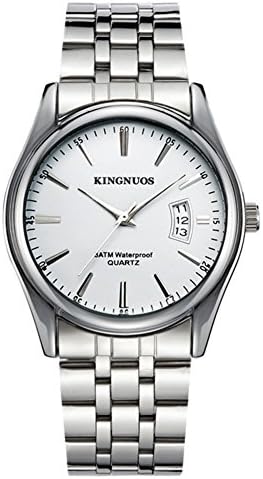 REDANTS Men's Business Watches Quartz Waterproof Analog Date Stainless Steel Wristwatch