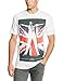 Bravado Men's Freddie Mercury Freddie Flag T-Shirt, White, X-Large