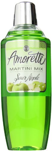 image for Amoretti - Premium Sour Apple Martini Mix - 7 Servings Per Bottle (28 