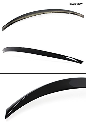 Cuztom Tuning Fits for 2014-2019 Infiniti Q50 JDM EAU Style Painted Gloss Black Trunk Lid Spoiler Wing