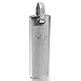 INBLUE Men's Stainless Steel Pendant Necklace Silver Bible Cross Solid