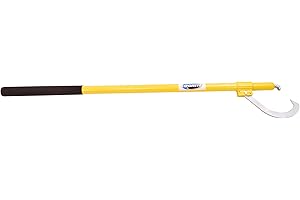 LogRite 78” Mega Cant Hook | Logging Tool | Grips 15”- 45” Diameter Logs | Durable Log Tool Made of Aluminum | Made in The US