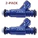 2Pcs 0280156208 Fuel Injectors Replacemnet for Polaris RZR 800 Sportsman 700 800 Ranger 700 800