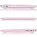 Kuzy MacBook Air 13 inch Case - A1466, Baby Pink - Hardshell, Plastic, 13 inches, Protects & Carries Laptop