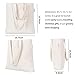 Dimayar Pack of 4 Shopping Bag Crafting Decorating Bag White