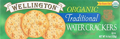 Wellington Organic Traditional Water Crackers, 4.4-Ounces (Pack of 12)