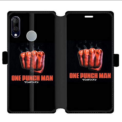 Cokitec Leather Wallet Case for Wiko View 3 Manga One Punch Man Fist Design