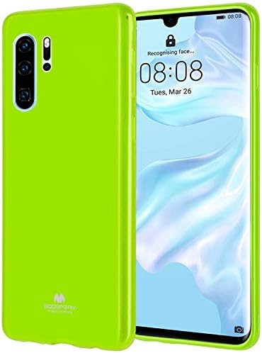 LEFANG Jelly Case for Huawei P30 Pro Case, [Soft Rainbow Shell] Pearl Powder and TPU Case [Anti-Slip/Anti-Fall] Cover (Huawei P30Pro, Green)